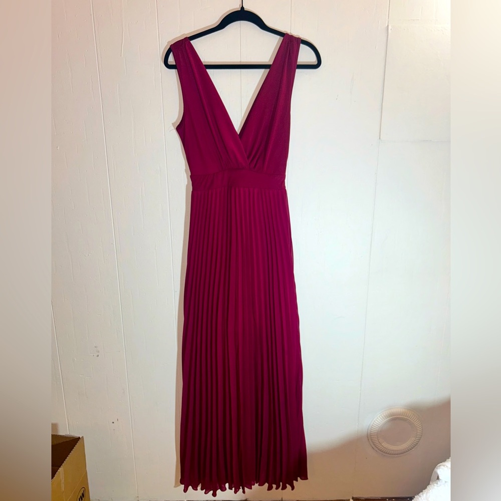 Formal Maroon A-Line Dress